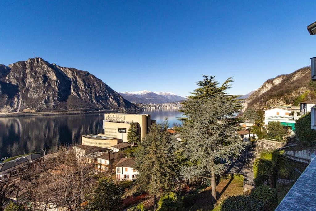 Wraparound Lake Views Bellavista Residence Campione dʼItalia Eksteriør billede